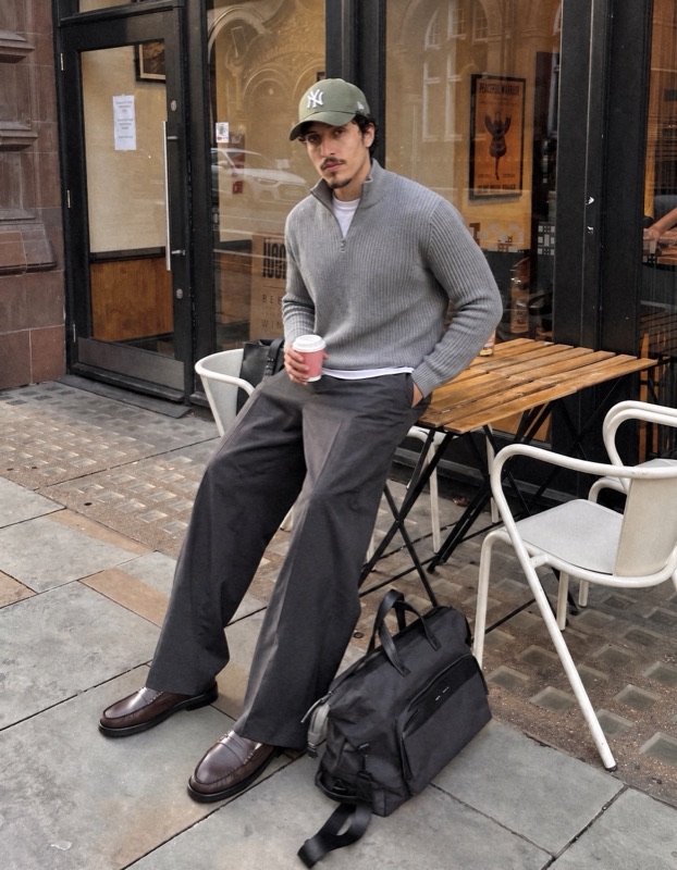 Coffee Stop Quarter-Zip VIBEFLIRTING style example