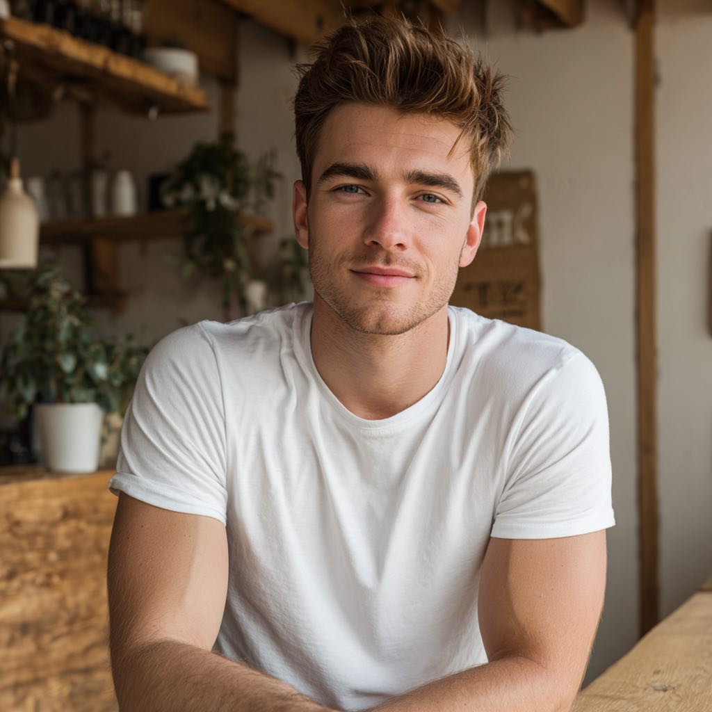 AI-generated dating photo